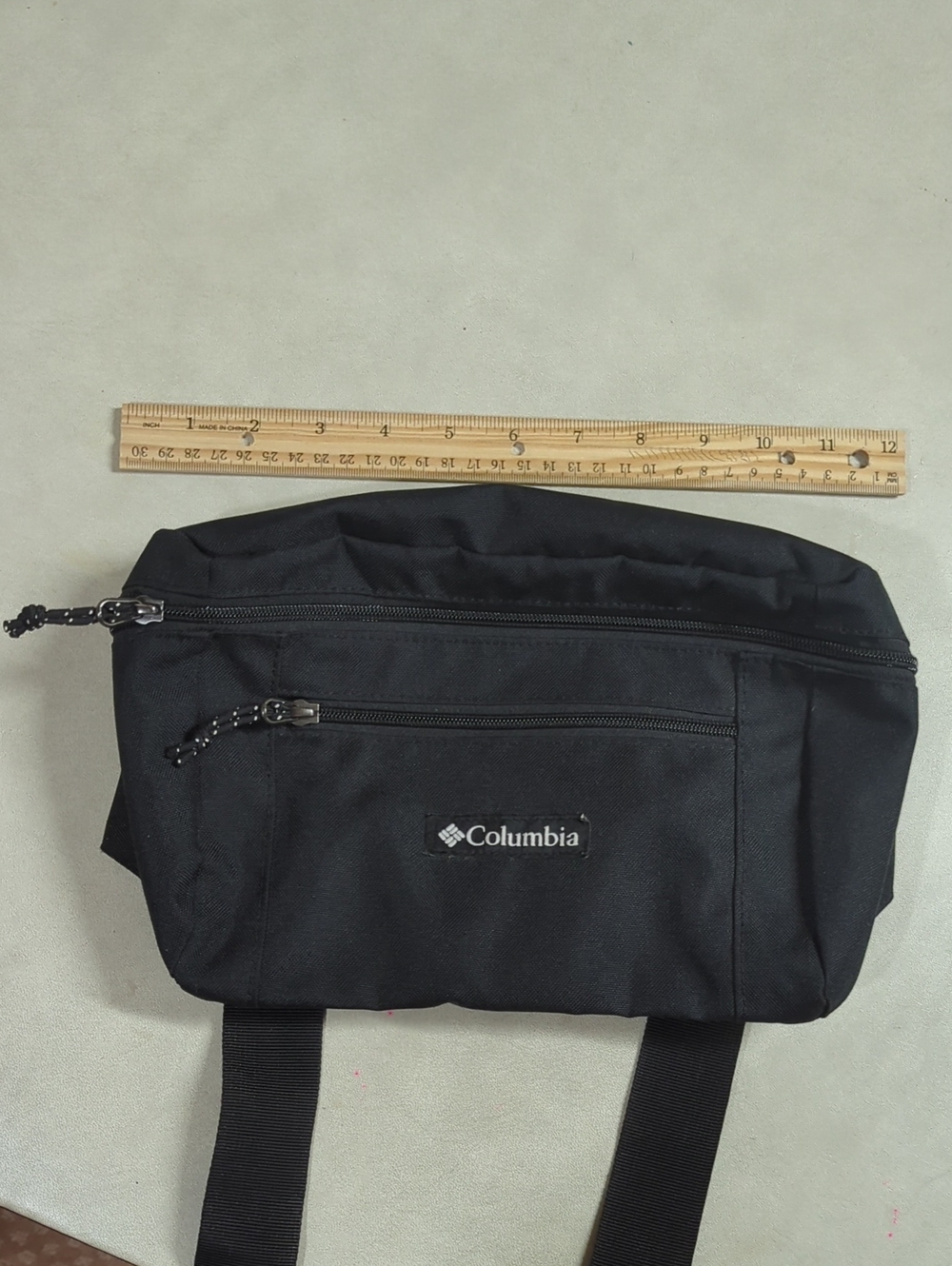 Black Travel Crossbody Bag - Lightweight Everyday Carry